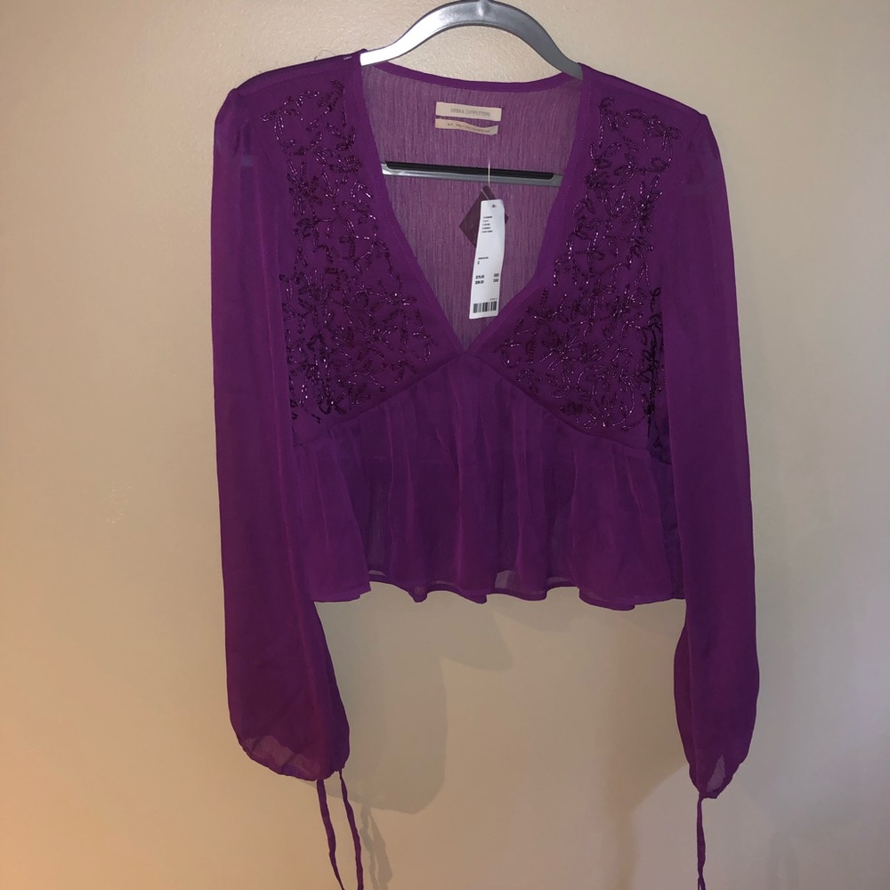 Never worn UO purple blouse